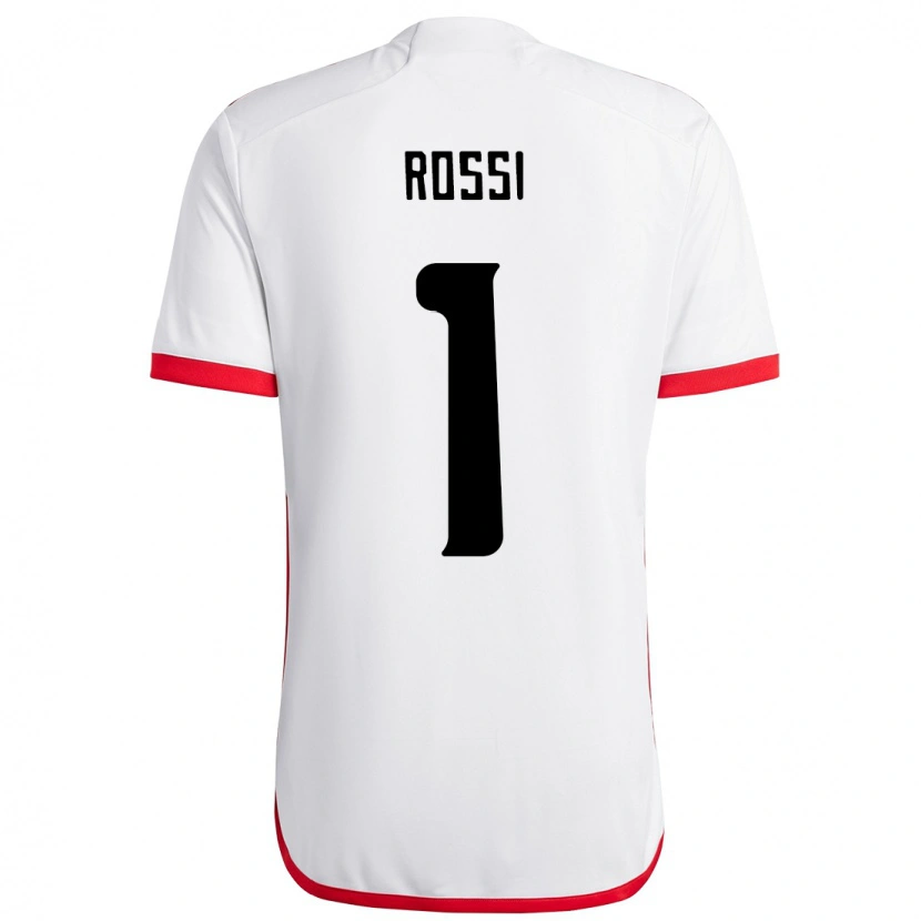 Danxen Damen Agustín Rossi #1 Weiß Rot Auswärtstrikot Trikot 2025/26 T-Shirt