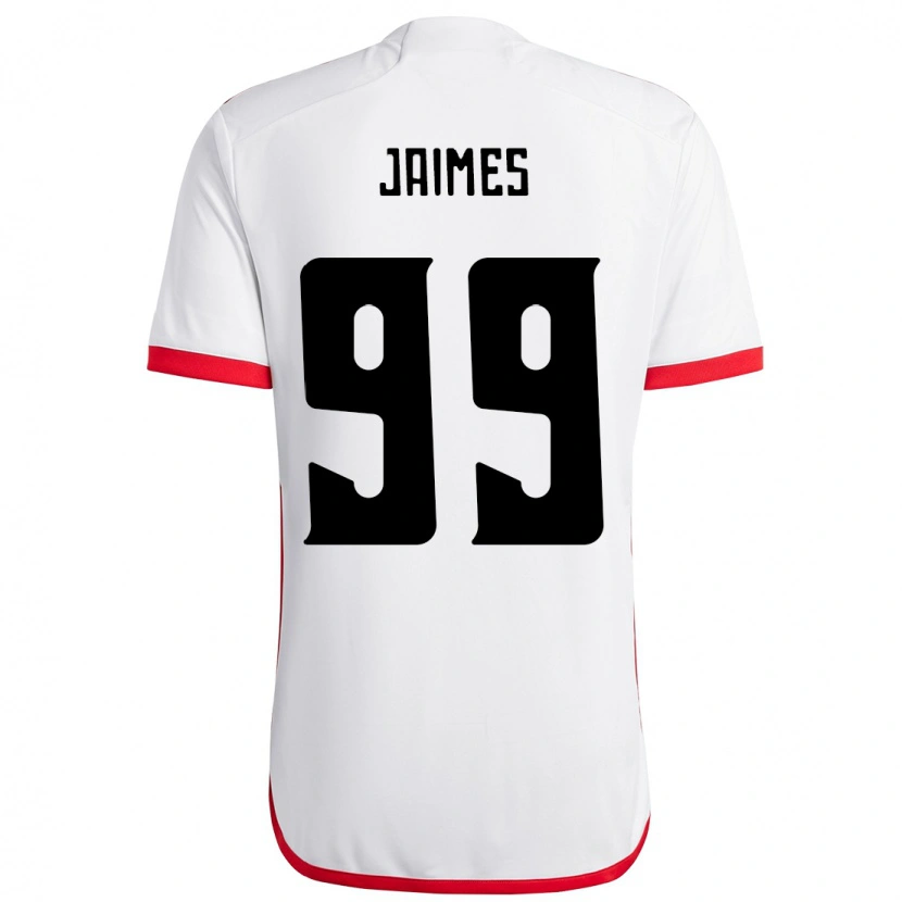 Danxen Damen Sole Jaimes #99 Weiß Rot Auswärtstrikot Trikot 2025/26 T-Shirt
