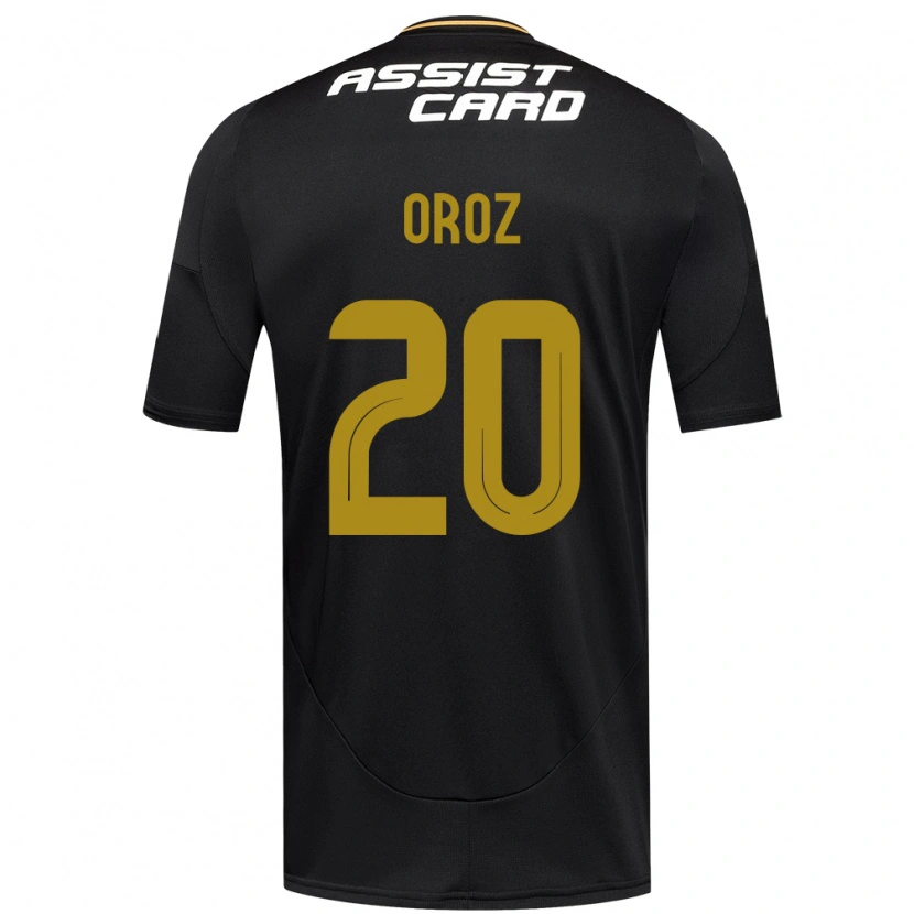 Danxen Damen Alexander Oroz #20 Schwarz Weiß Auswärtstrikot Trikot 2025/26 T-Shirt