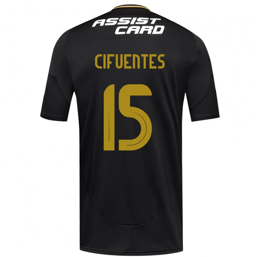 Danxen Damen Anaís Cifuentes #15 Schwarz Weiß Auswärtstrikot Trikot 2025/26 T-Shirt