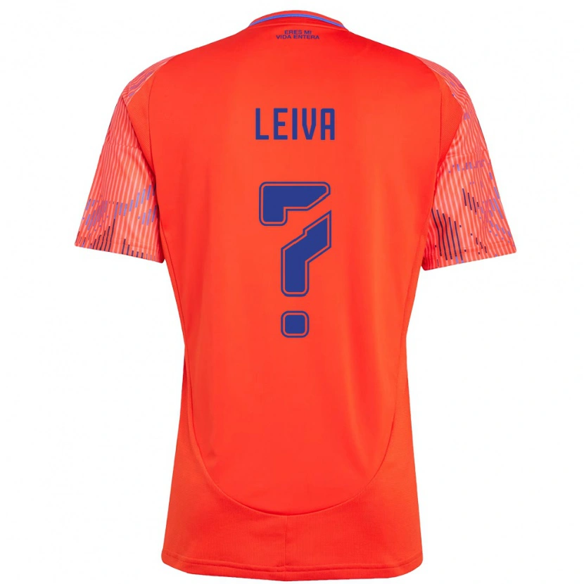 Danxen Damen Sergio Leiva #0 Orange Rot Auswärtstrikot Trikot 2025/26 T-Shirt