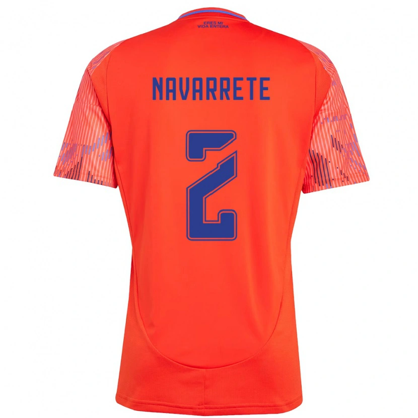 Danxen Damen Daniel Navarrete #2 Orange Rot Auswärtstrikot Trikot 2025/26 T-Shirt
