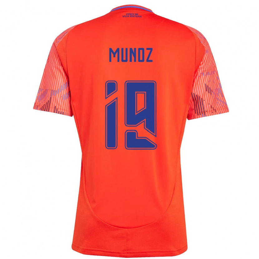 Danxen Damen Cristóbal Muñoz #19 Orange Rot Auswärtstrikot Trikot 2025/26 T-Shirt