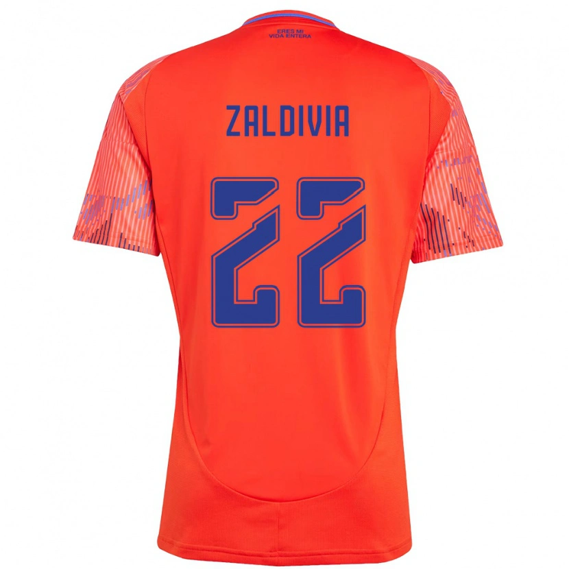 Danxen Damen Matías Zaldivia #22 Orange Rot Auswärtstrikot Trikot 2025/26 T-Shirt
