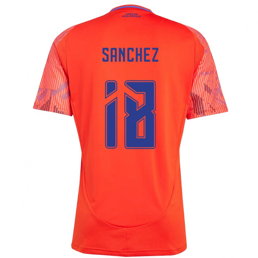 Danxen Damen Bárbara Sánchez #18 Orange Rot Auswärtstrikot Trikot 2025/26 T-Shirt
