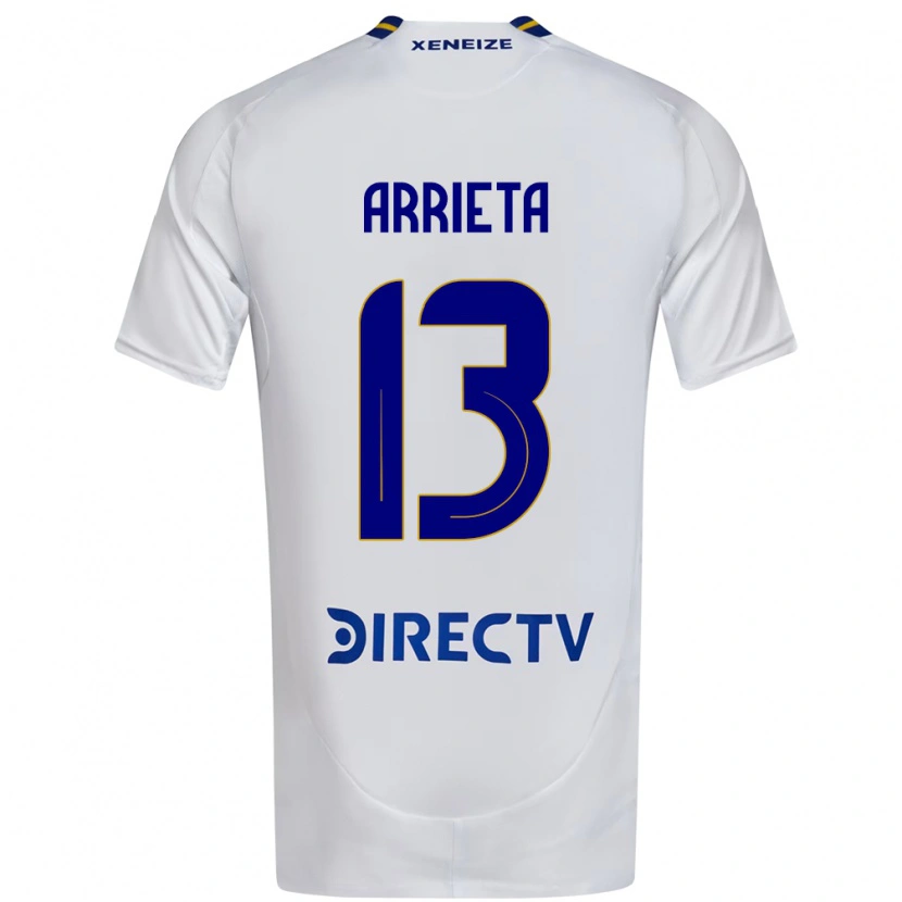Danxen Damen Thomas Arrieta #13 Weiß Blau Auswärtstrikot Trikot 2025/26 T-Shirt