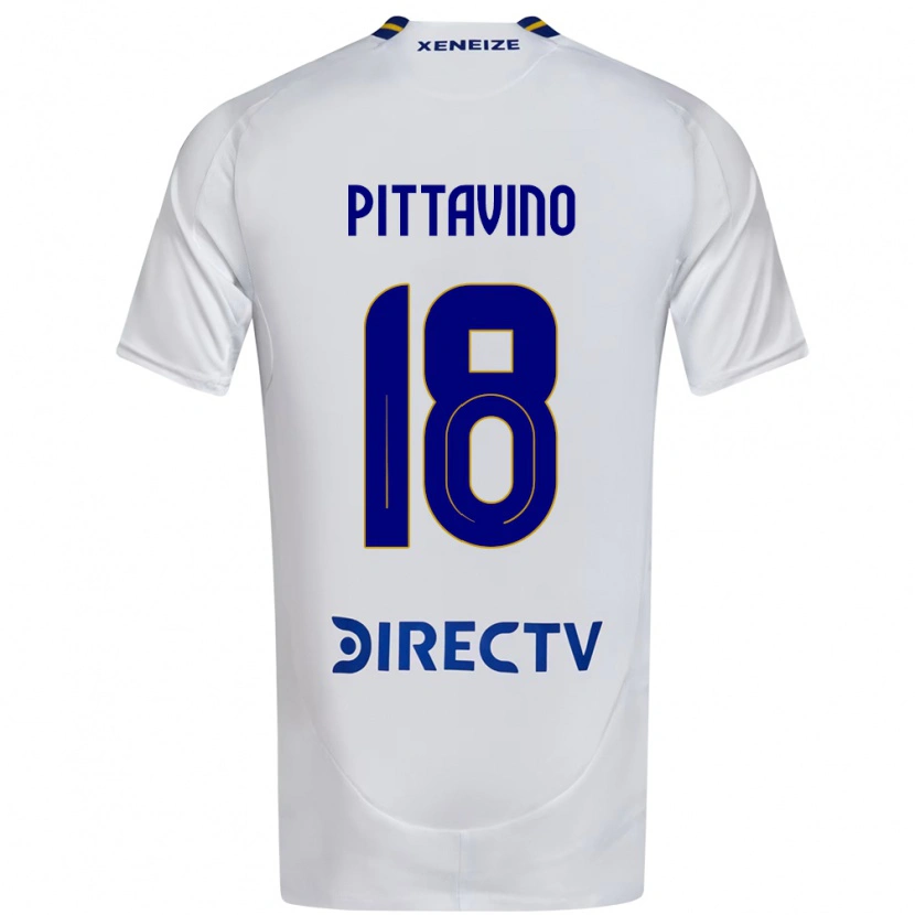 Danxen Damen Rodrigo Pittavino #18 Weiß Blau Auswärtstrikot Trikot 2025/26 T-Shirt