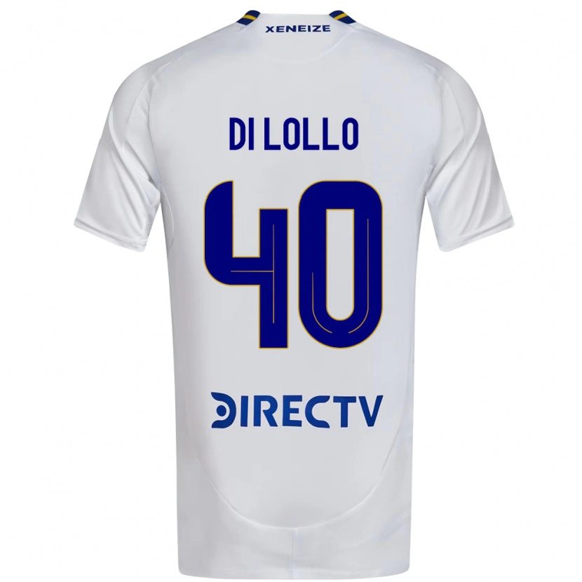 Danxen Damen Lautaro Di Lollo #40 Weiß Blau Auswärtstrikot Trikot 2025/26 T-Shirt