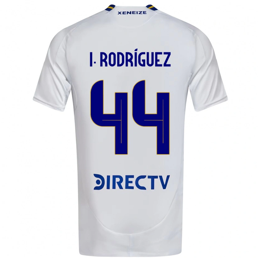 Danxen Damen Ignacio Rodríguez #44 Weiß Blau Auswärtstrikot Trikot 2025/26 T-Shirt