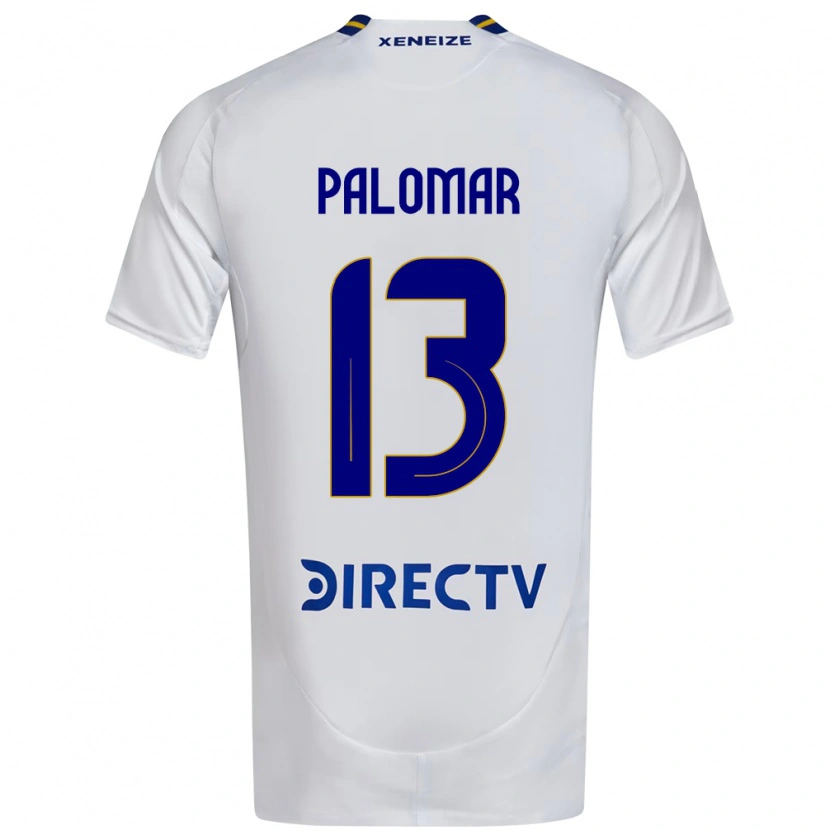 Danxen Damen Estefania Palomar #13 Weiß Blau Auswärtstrikot Trikot 2025/26 T-Shirt