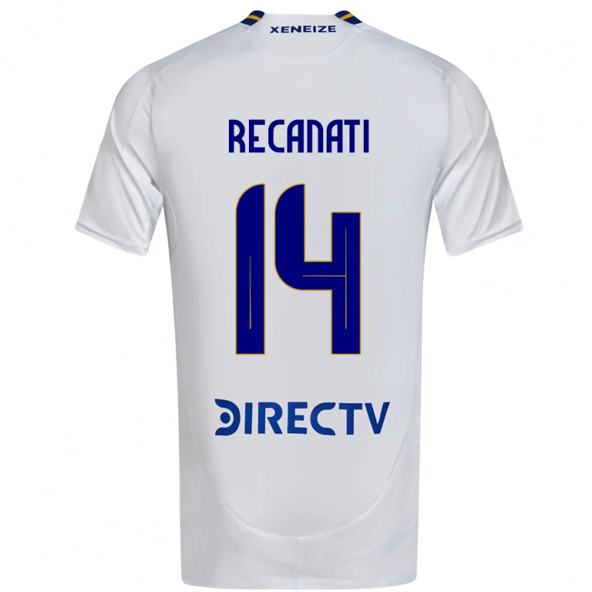 Danxen Damen Bianca Recanati #14 Weiß Blau Auswärtstrikot Trikot 2025/26 T-Shirt