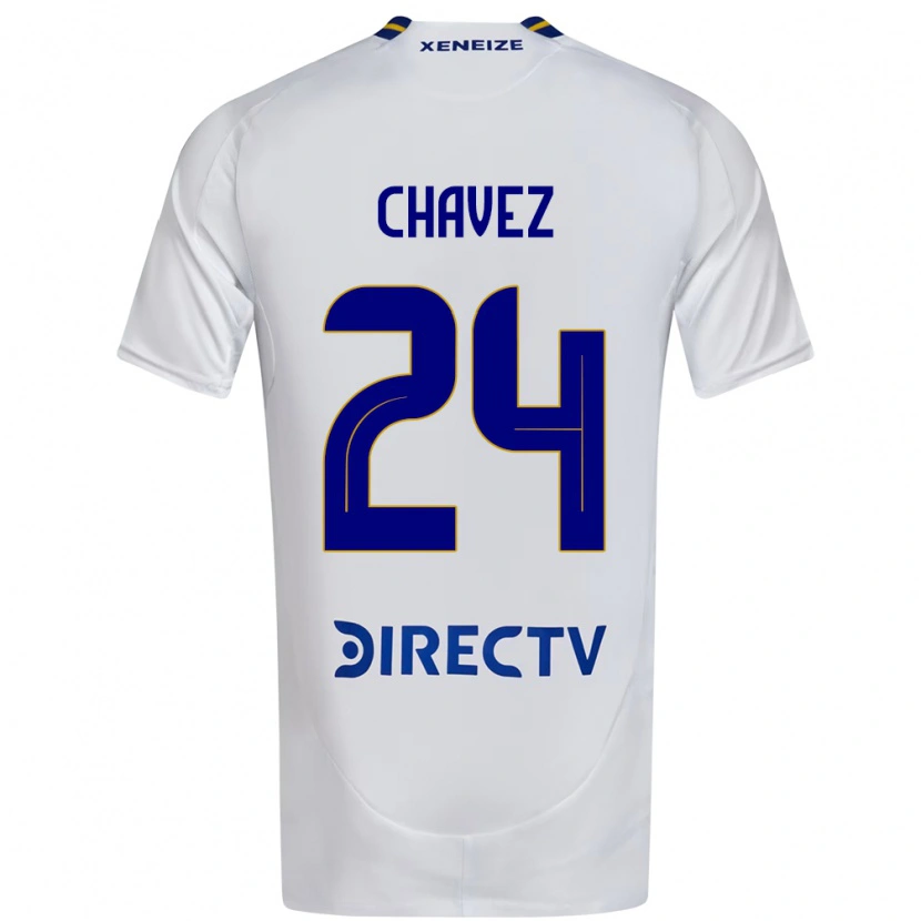 Danxen Damen Gabriela Chavez #24 Weiß Blau Auswärtstrikot Trikot 2025/26 T-Shirt