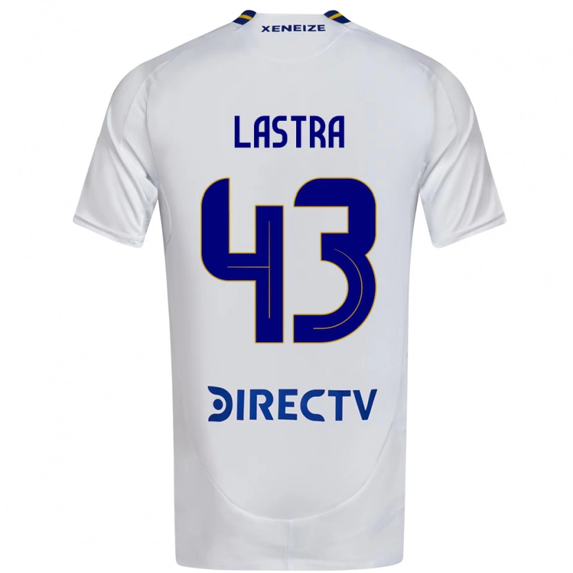 Danxen Damen Agustin Lastra #43 Weiß Blau Auswärtstrikot Trikot 2025/26 T-Shirt