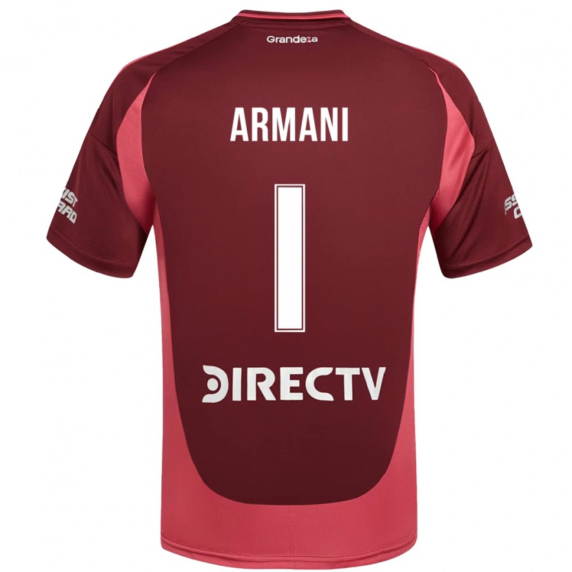 Danxen Damen Franco Armani #1 Burgunder Magenta Auswärtstrikot Trikot 2025/26 T-Shirt