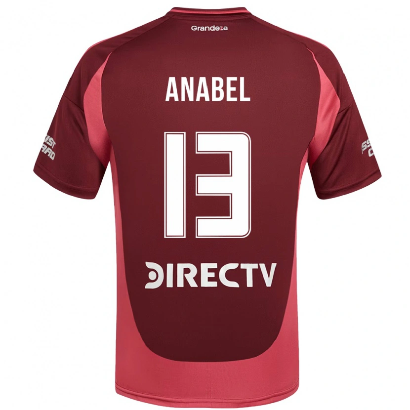 Danxen Damen Giuliana Anabel González Ranzuglia #13 Burgunder Magenta Auswärtstrikot Trikot 2025/26 T-Shirt