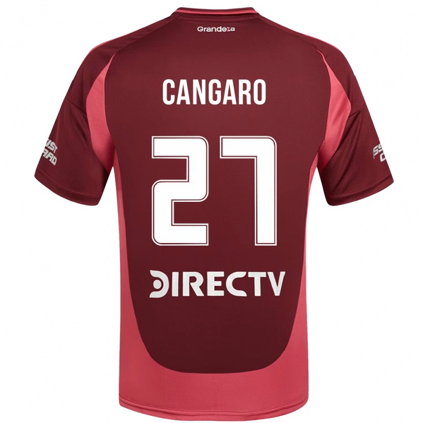 Danxen Damen Juana Cangaro #27 Burgunder Magenta Auswärtstrikot Trikot 2025/26 T-Shirt
