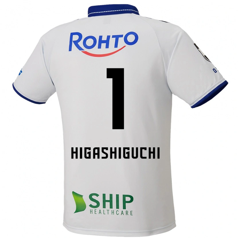 Danxen Damen Masaaki Higashiguchi #1 Weiß Blau Schwarz Auswärtstrikot Trikot 2025/26 T-Shirt