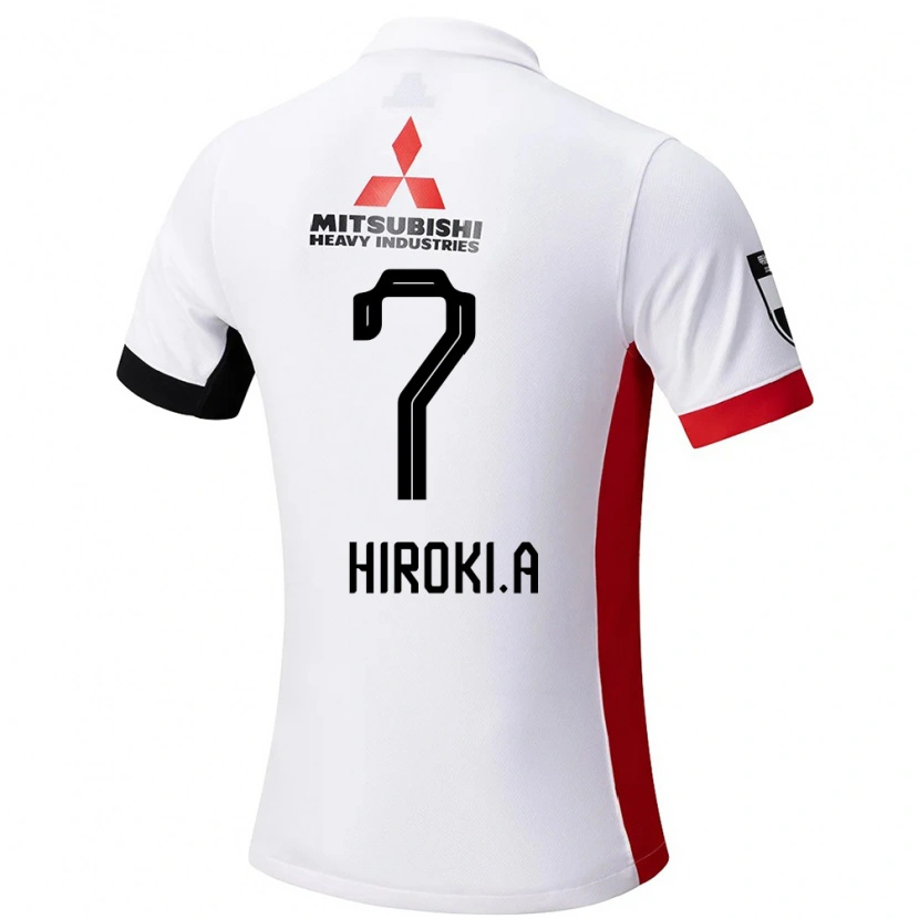 Danxen Damen Hiroki Abe #7 Weiß Schwarz Auswärtstrikot Trikot 2025/26 T-Shirt
