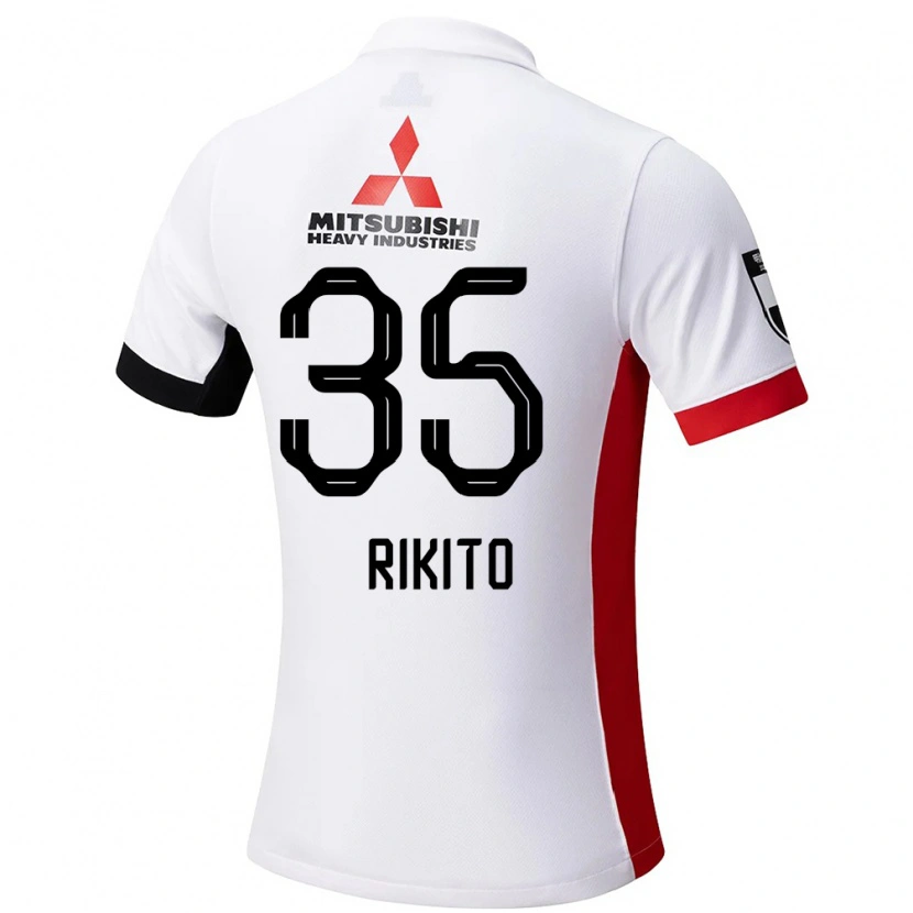 Danxen Damen Rikito Inoue #35 Weiß Schwarz Auswärtstrikot Trikot 2025/26 T-Shirt
