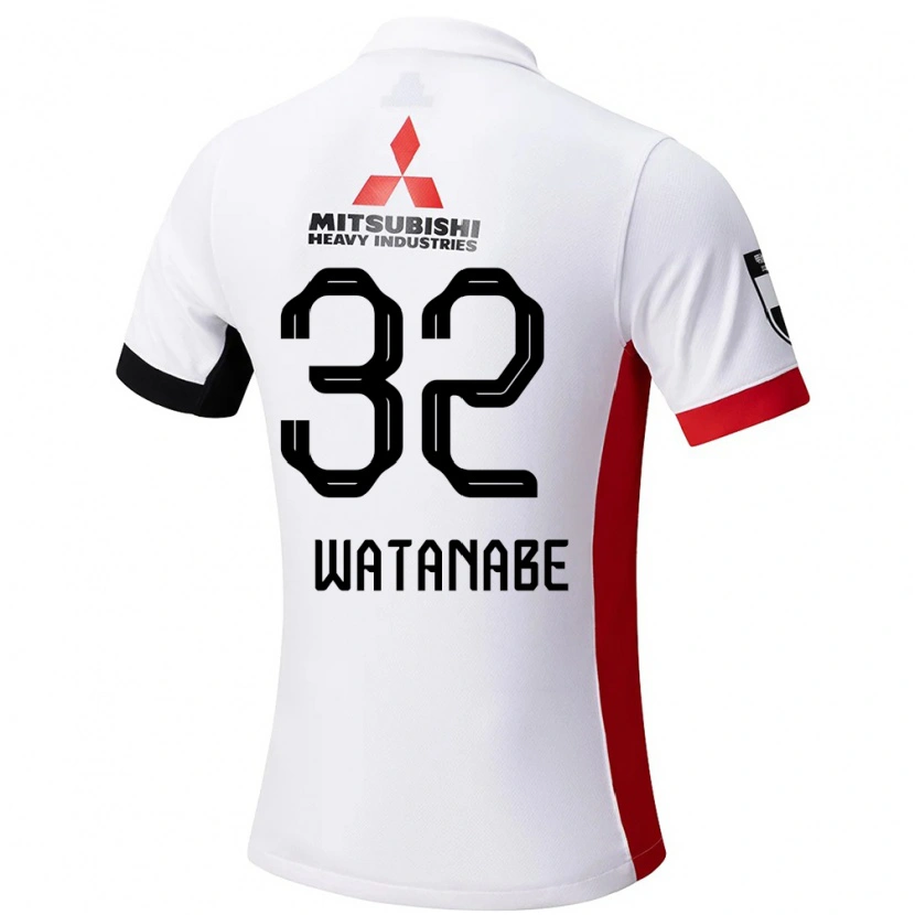 Danxen Damen Risako Watanabe #32 Weiß Schwarz Auswärtstrikot Trikot 2025/26 T-Shirt