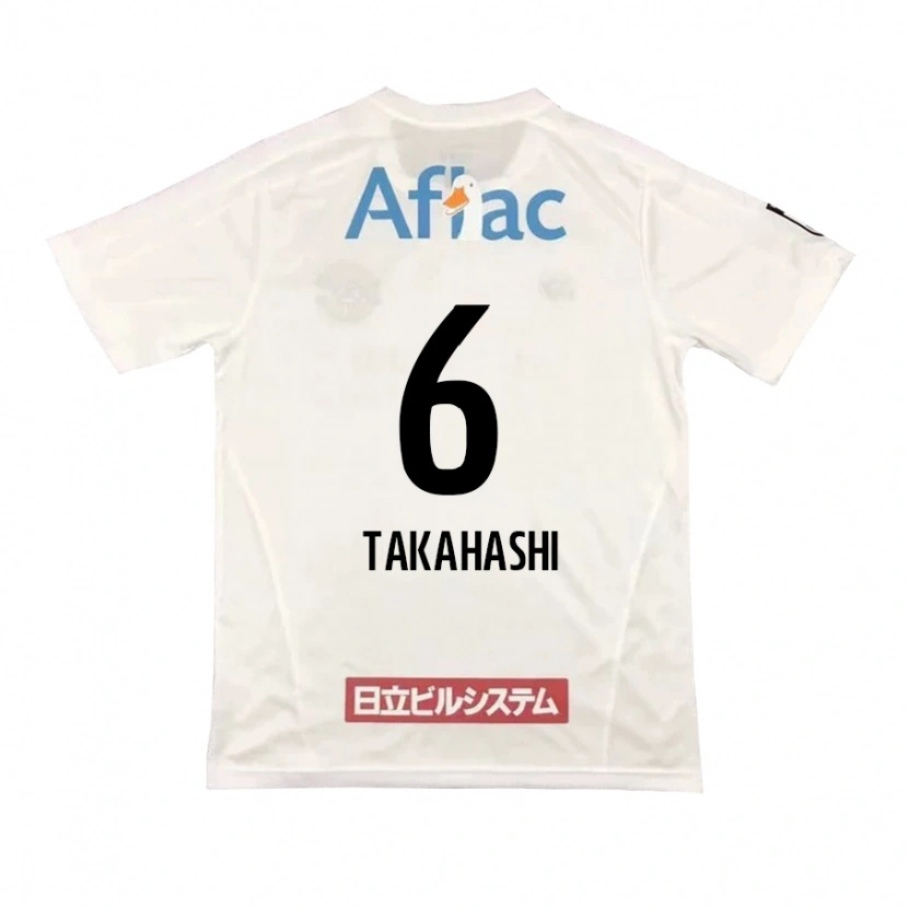 Danxen Damen Shunki Takahashi #6 Hellgrau Beige Auswärtstrikot Trikot 2025/26 T-Shirt