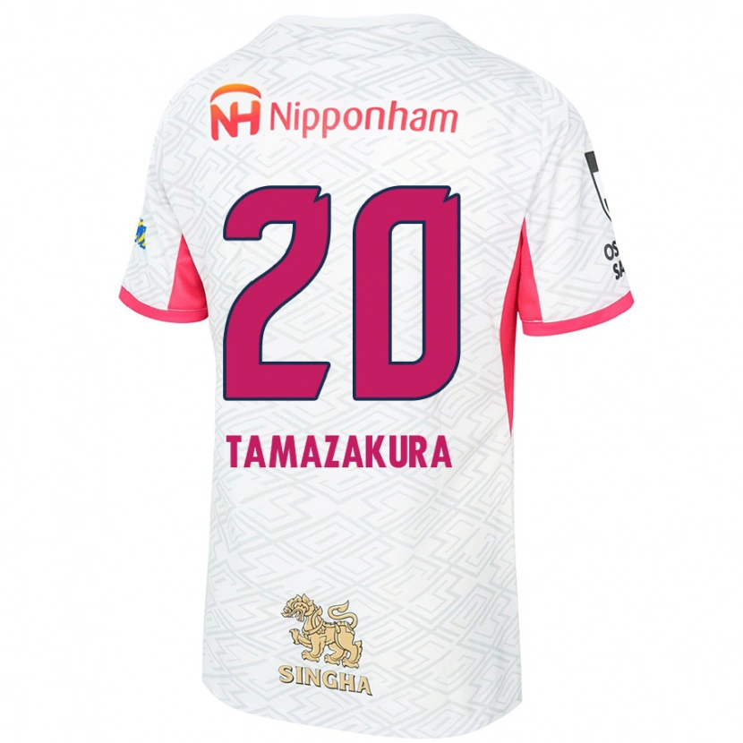Danxen Damen Kotono Tamazakura #20 Weiß Sakura Rosa Auswärtstrikot Trikot 2025/26 T-Shirt