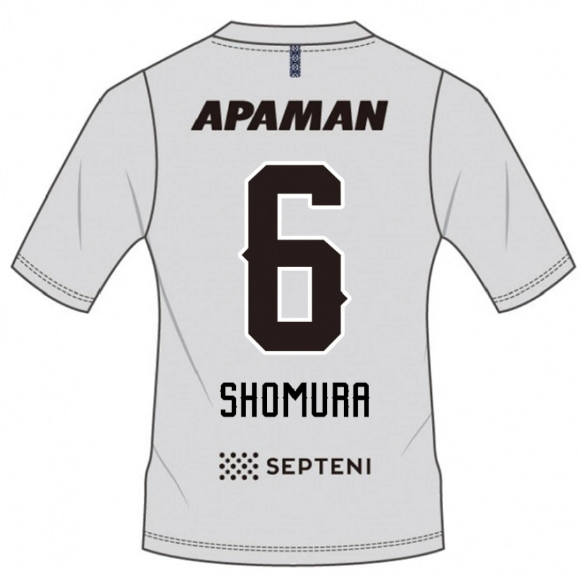 Danxen Damen Tomoki Shomura #6 Hellgrau Auswärtstrikot Trikot 2025/26 T-Shirt