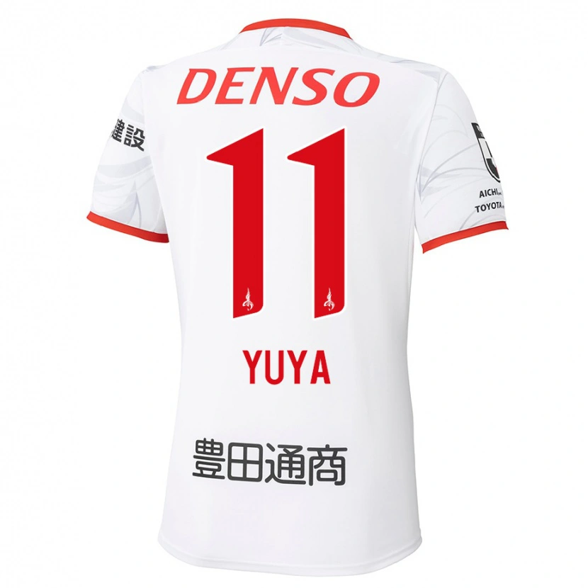 Danxen Damen Yuya Yamagishi #11 Weiß Rot Auswärtstrikot Trikot 2025/26 T-Shirt