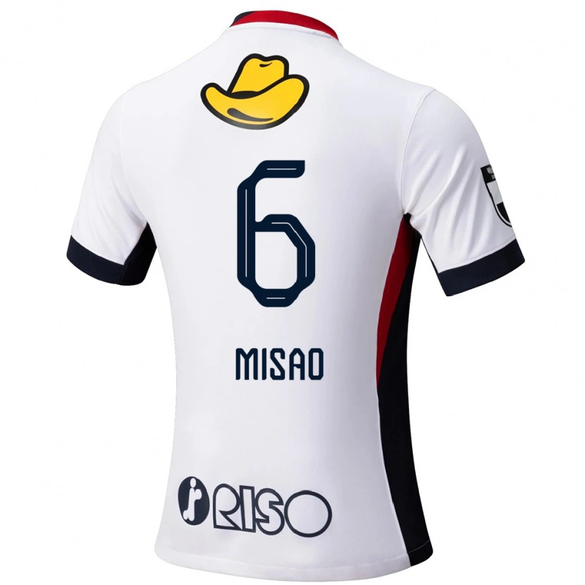 Danxen Damen Kento Misao #6 Weiß Schwarz Auswärtstrikot Trikot 2025/26 T-Shirt