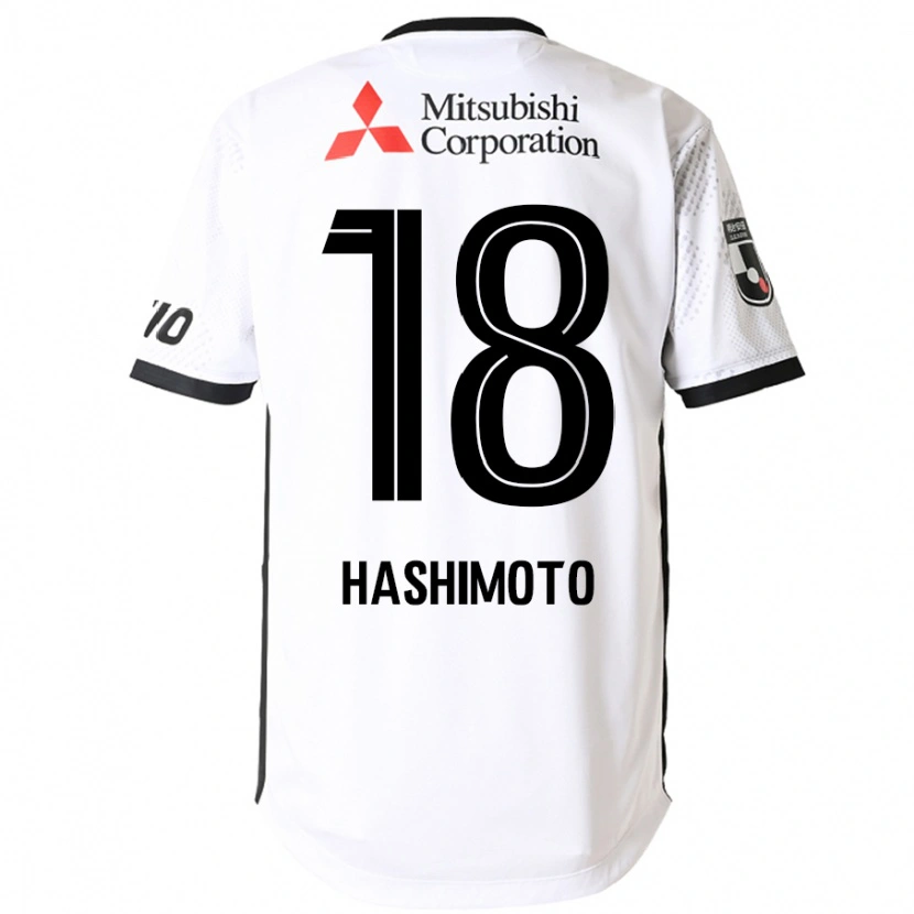 Danxen Damen Kento Hashimoto #18 Weiß Schwarz Auswärtstrikot Trikot 2025/26 T-Shirt