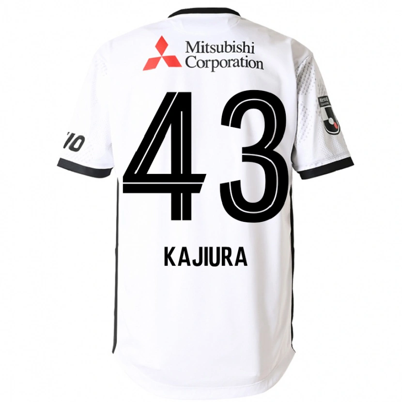 Danxen Damen Yuki Kajiura #43 Weiß Schwarz Auswärtstrikot Trikot 2025/26 T-Shirt