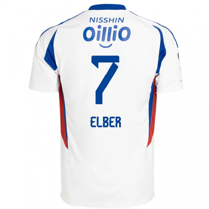 Danxen Damen Élber #7 Weiß Königsblau Auswärtstrikot Trikot 2025/26 T-Shirt