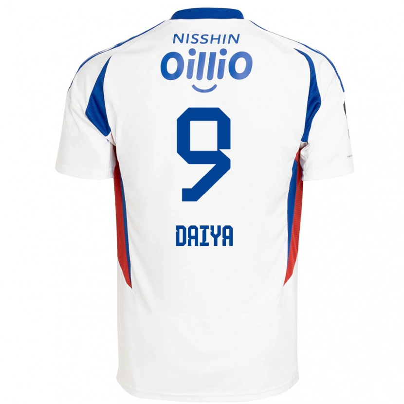 Danxen Damen Daiya Tono #9 Weiß Königsblau Auswärtstrikot Trikot 2025/26 T-Shirt