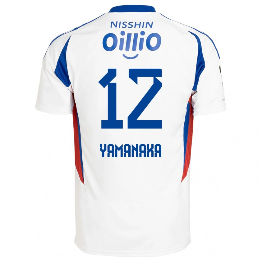 Danxen Damen Yuki Yamanaka #12 Weiß Königsblau Auswärtstrikot Trikot 2025/26 T-Shirt