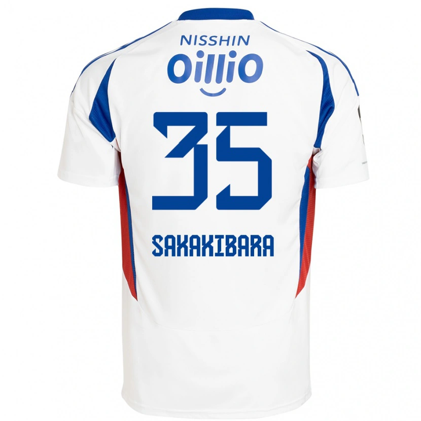 Danxen Damen Keigo Sakakibara #35 Weiß Königsblau Auswärtstrikot Trikot 2025/26 T-Shirt