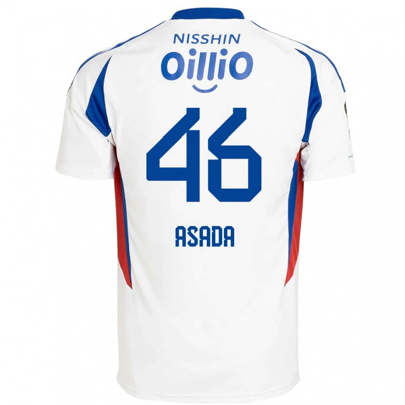 Danxen Damen Hiroto Asada #46 Weiß Königsblau Auswärtstrikot Trikot 2025/26 T-Shirt