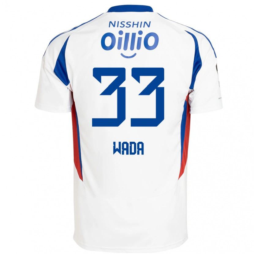 Danxen Damen Takuya Wada #33 Weiß Königsblau Auswärtstrikot Trikot 2025/26 T-Shirt
