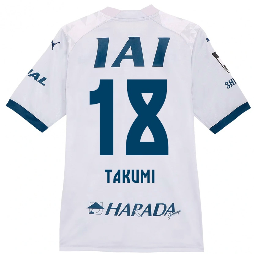 Danxen Damen Takumi Kato #18 Weiß Königsblau Auswärtstrikot Trikot 2025/26 T-Shirt