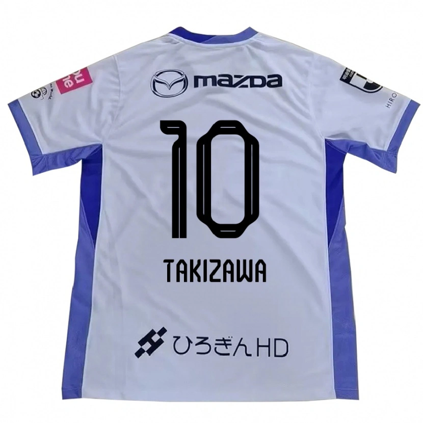Danxen Damen Chise Takizawa #10 Weiß Orange Auswärtstrikot Trikot 2025/26 T-Shirt