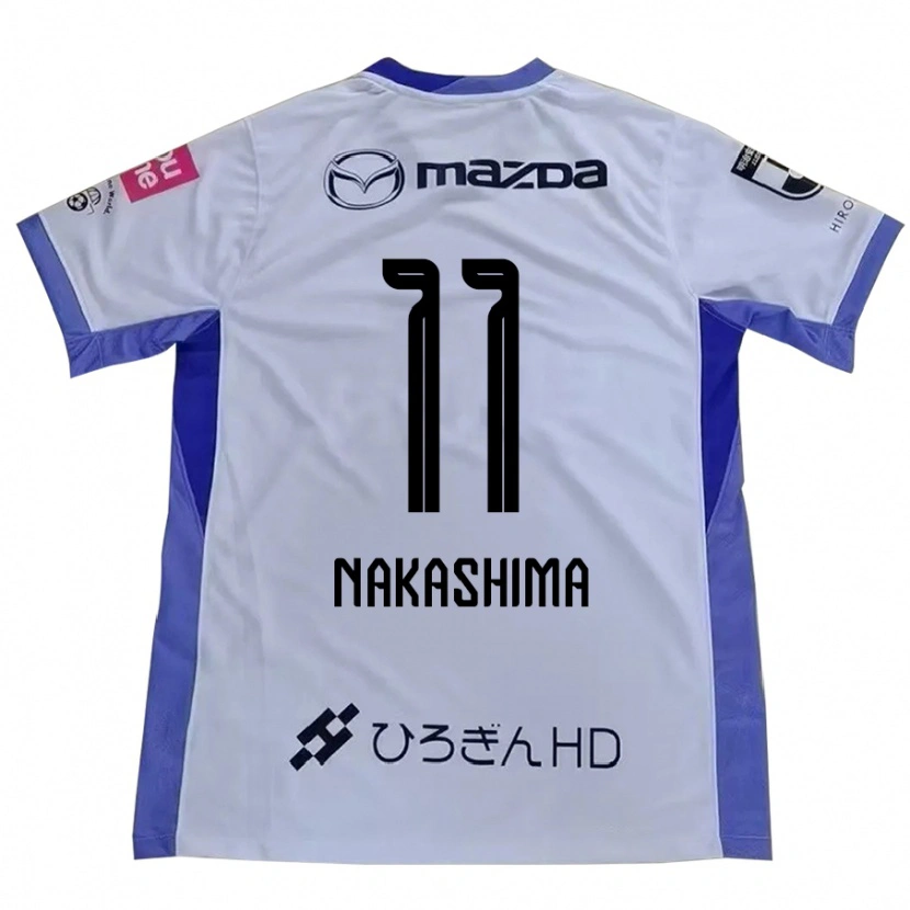 Danxen Damen Yoshino Nakashima #11 Weiß Orange Auswärtstrikot Trikot 2025/26 T-Shirt