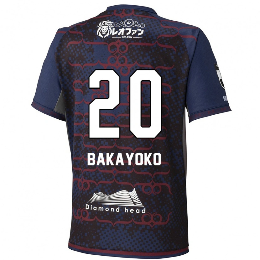 Danxen Damen Amadou Bakayoko #20 Blau Rot Auswärtstrikot Trikot 2025/26 T-Shirt