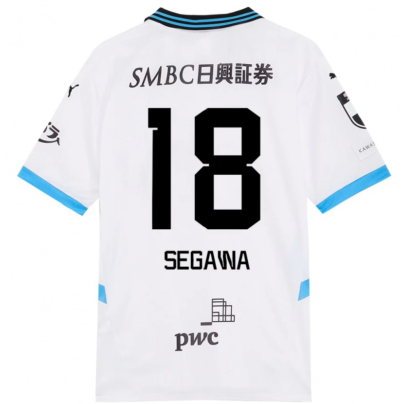 Danxen Damen Yusuke Segawa #18 Weiß Himmelblau Auswärtstrikot Trikot 2025/26 T-Shirt
