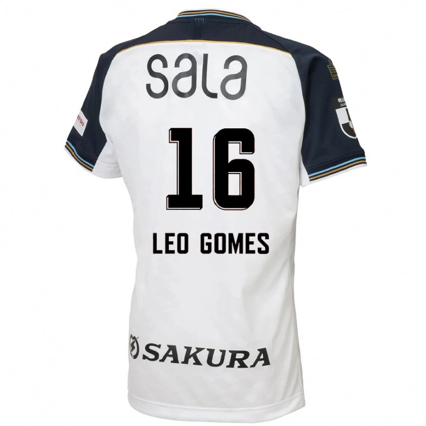 Danxen Damen Léo Gomes #16 Weiß Schwarz Auswärtstrikot Trikot 2025/26 T-Shirt
