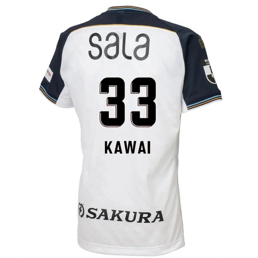 Danxen Damen Tokumo Kawai #33 Weiß Schwarz Auswärtstrikot Trikot 2025/26 T-Shirt
