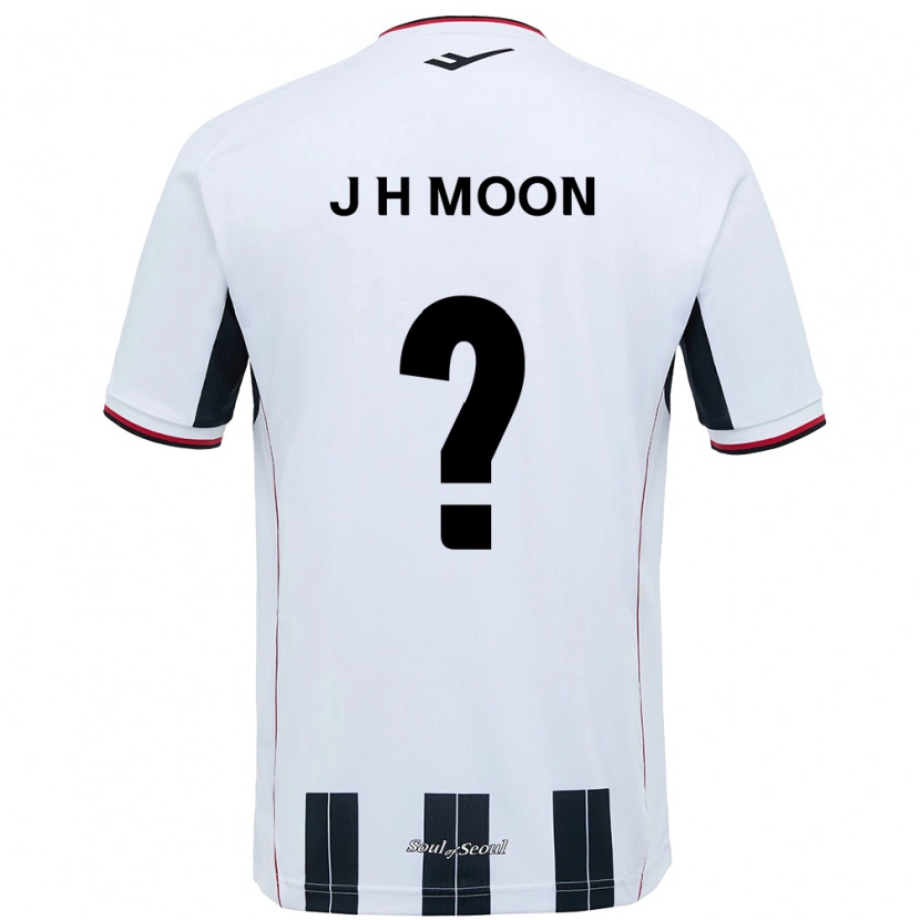 Danxen Damen Ji-Hwan Moon #0 Weiß Schwarz Auswärtstrikot Trikot 2025/26 T-Shirt