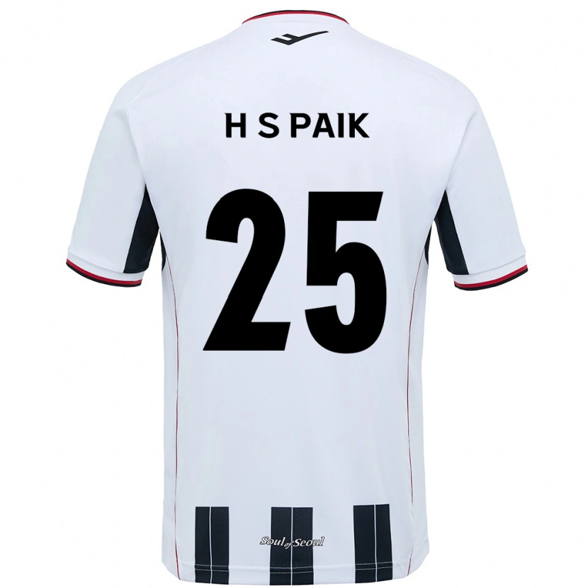 Danxen Damen Sang-Hoon Paik #25 Weiß Schwarz Auswärtstrikot Trikot 2025/26 T-Shirt