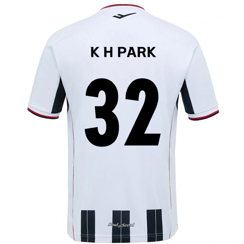 Danxen Damen Han-Kyul Park #32 Weiß Schwarz Auswärtstrikot Trikot 2025/26 T-Shirt