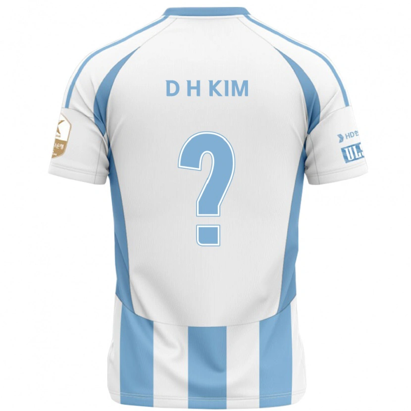 Danxen Damen Do-Hun Kim #0 Weiß Himmelblau Auswärtstrikot Trikot 2025/26 T-Shirt