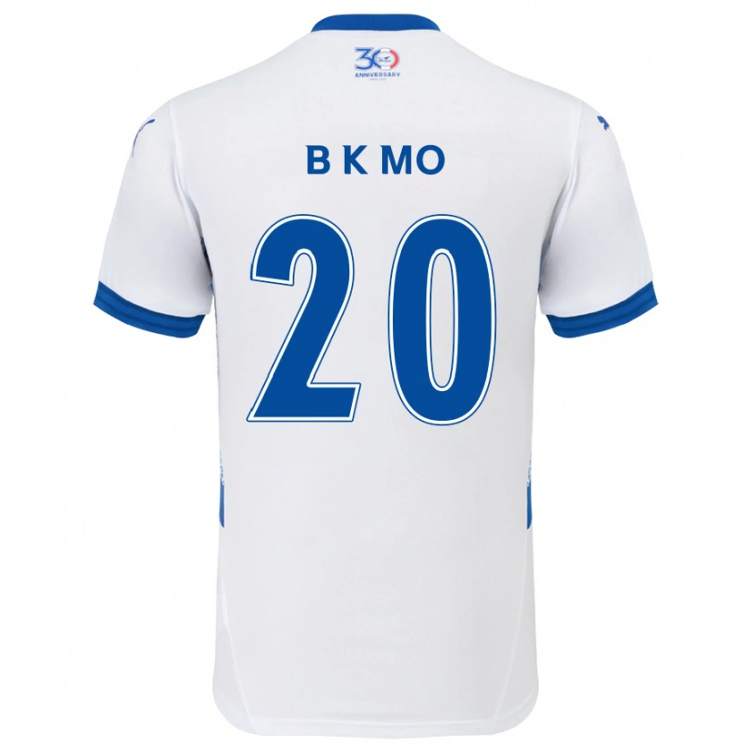 Danxen Damen Kyung-Bin Mo #20 Weiß Königsblau Auswärtstrikot Trikot 2025/26 T-Shirt