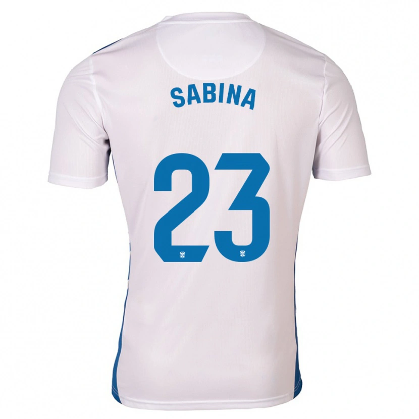 Danxen Damen Fran Sabina #23 Weiß Blau Heimtrikot Trikot 2025/26 T-Shirt